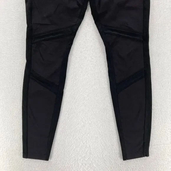 Athleta Highline Hybrid Summiter Pants Women's 2 Black Stretch Fabric Skinny Leg - Picture 3 of 13